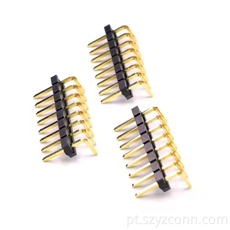 3.96mm Pitch Pin Header Single Row Right Angle SQ1.14mm H3.2mm 11P-120P (3)